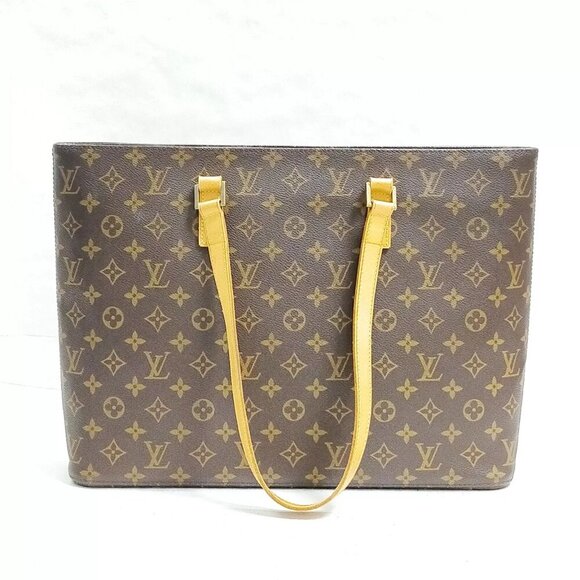 Louis Vuitton LV Shoulder Bag Luco Brown Monogram 490-010425